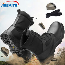 Load image into Gallery viewer, Men Safety Shoes Steel Toe shoes Anti-smashing Anti-puncture Construction Work shoes Boots Anti-slip Breathable Security shoes